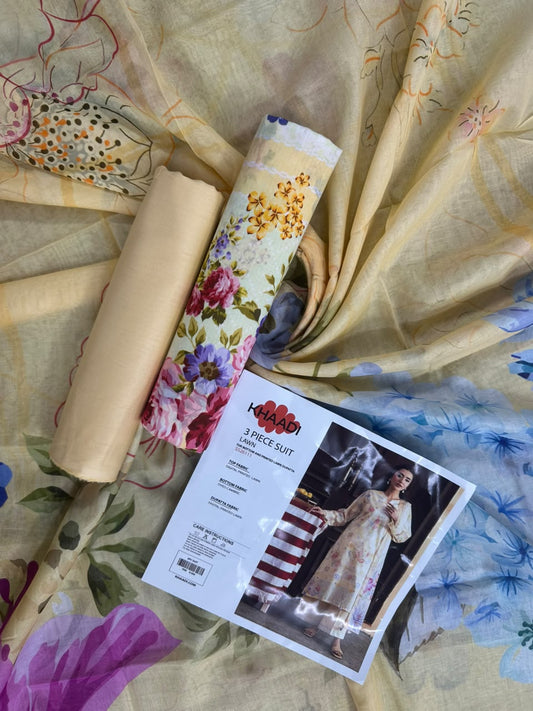 Khaadi SS26111 3Pcs