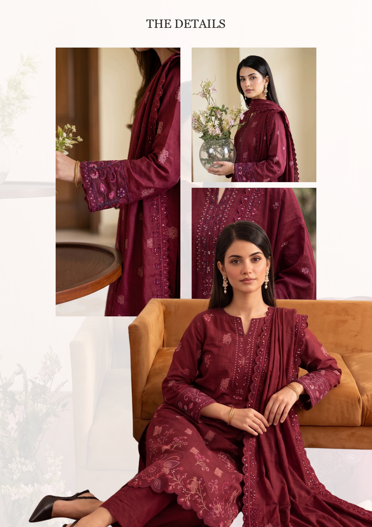 Bonanza Satrangi Ruby Rush Jacquard 3Pcs