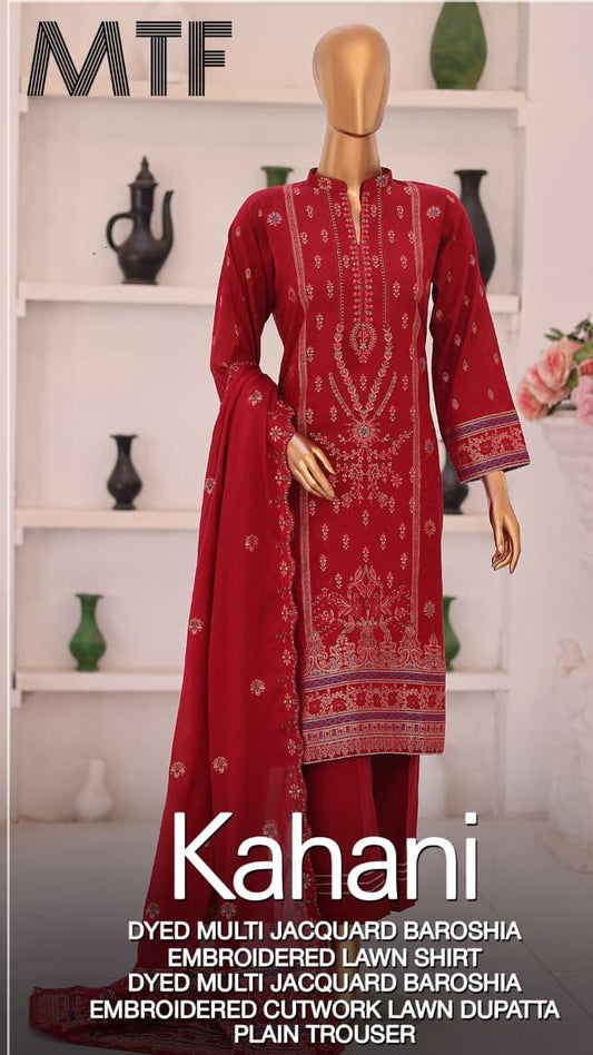 MTF KAHANI Unstitched COLLECTION  Design #4