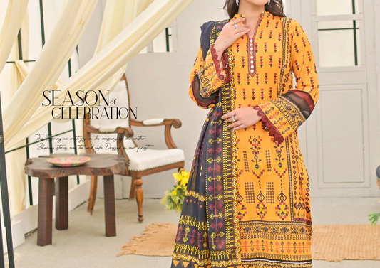 TEHZEEB Vol 02 ORIGINAL BY HAFIZ TEXTILE UNSTITCHED LAWN 3 PIECES VOIL DUPATTA 💕🎊🎉