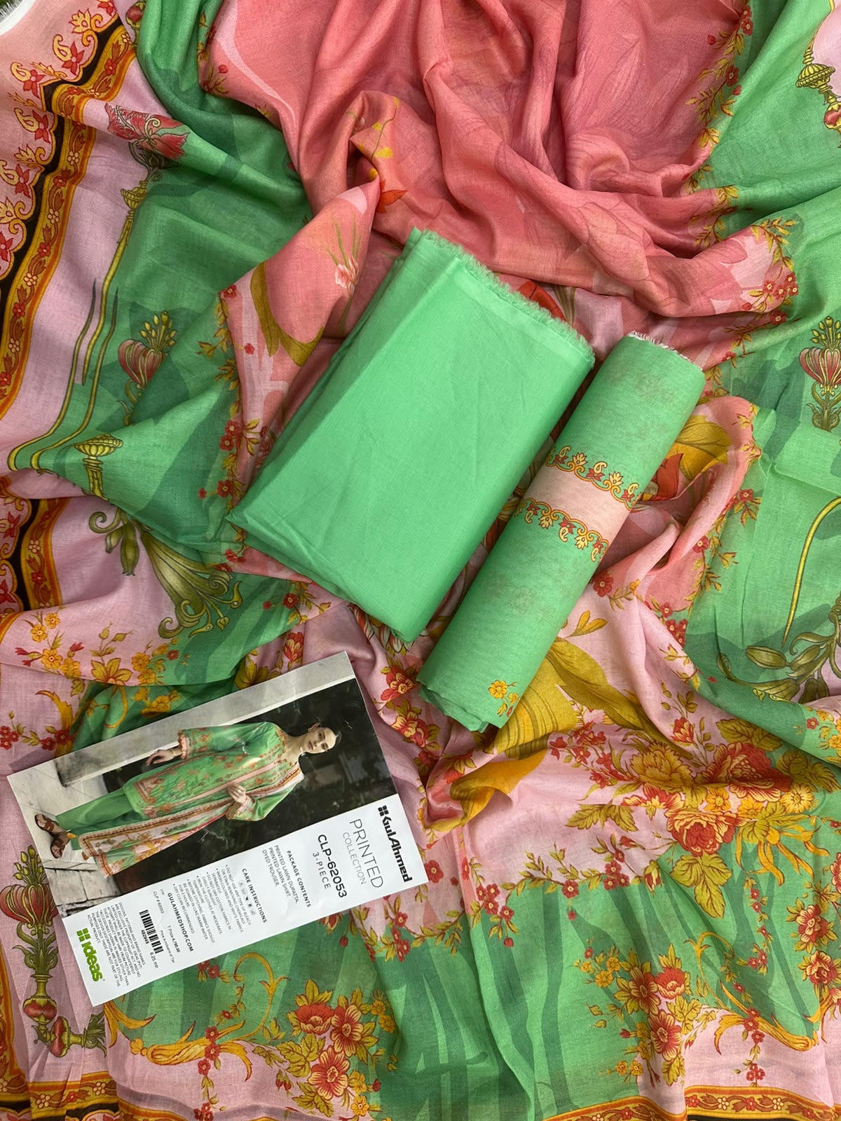 Gul Ahmed CLP-62053 Printed 3Pcs