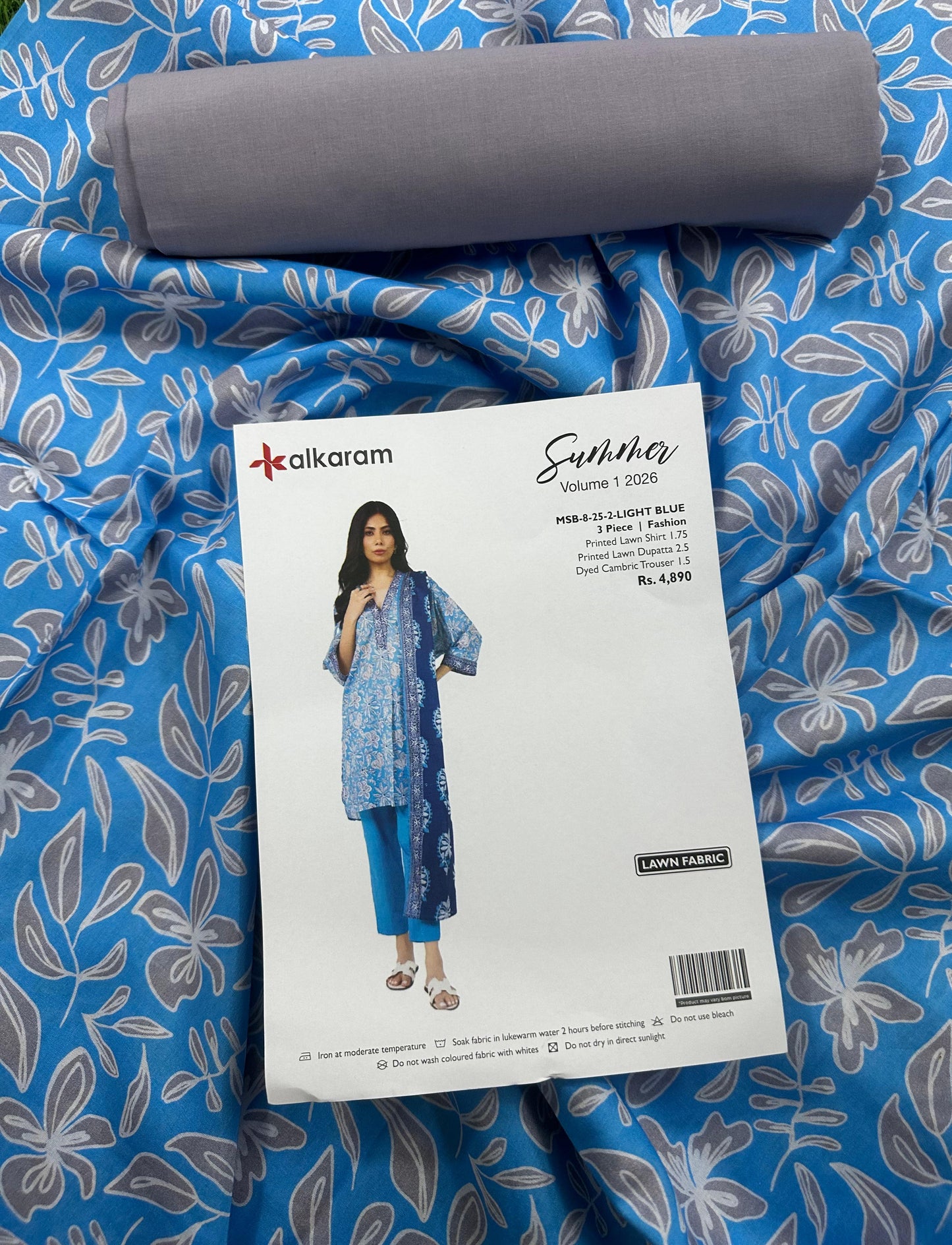 Alkaram Premium Unstitched Collection Digital Printed 2-Piece Suit