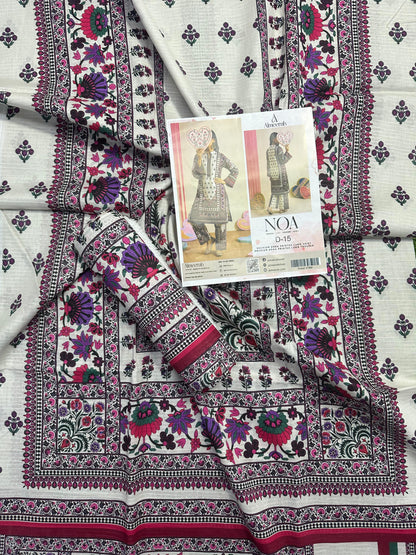 Almeerah - NOA 2 Pcs Unstitched collection Design No 15