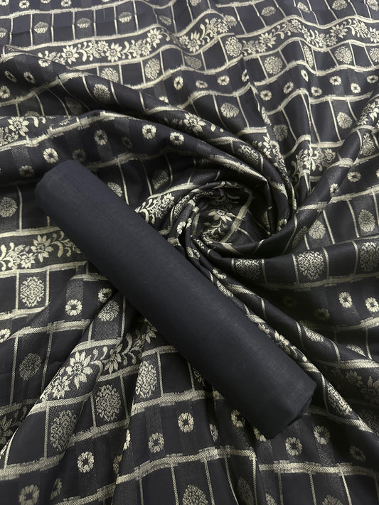Sana Safinaz Black Jacquard 2 Pcs