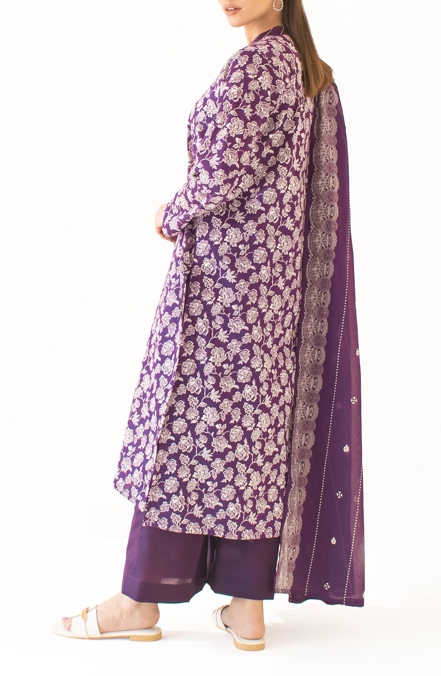 Orient Unstitched Lawn 3 Piece Collection D.C:- OTL-24-420