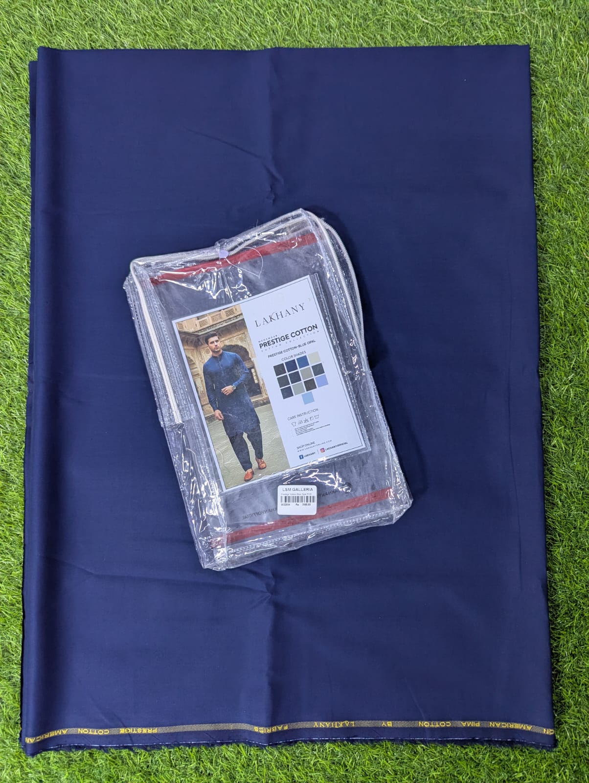 Lakhany (LSM) Egyptian Cotton Prestige Gents Suits Color# Royal blue