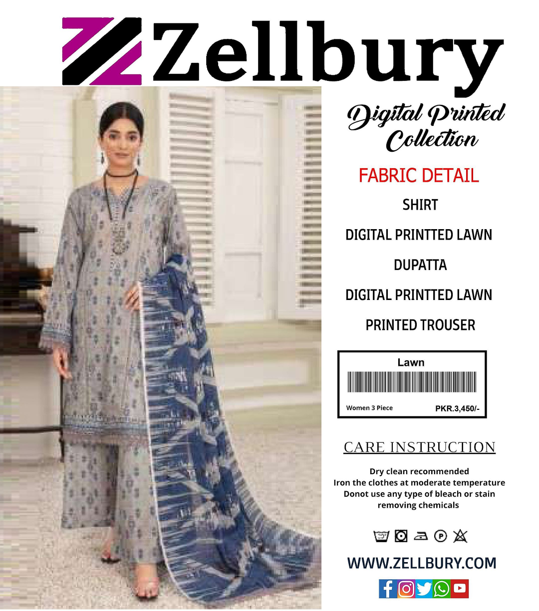 Zellbury Printed 3P