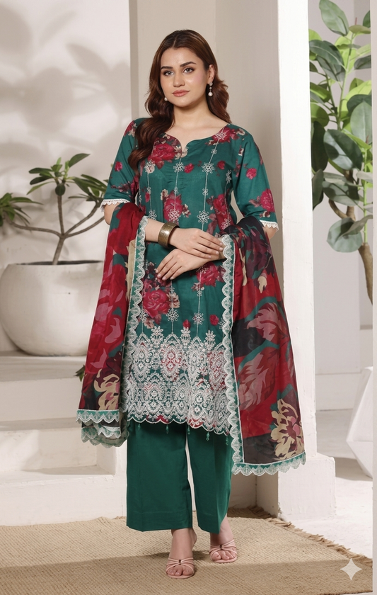 MOOSA JEE DHAGAKARI EMBROIDERED UNSTITCHED 3PCS COLLECTION