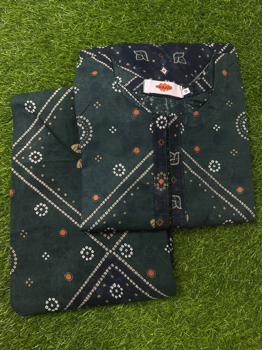 Khaadi Khaddar Teal 2Pcs