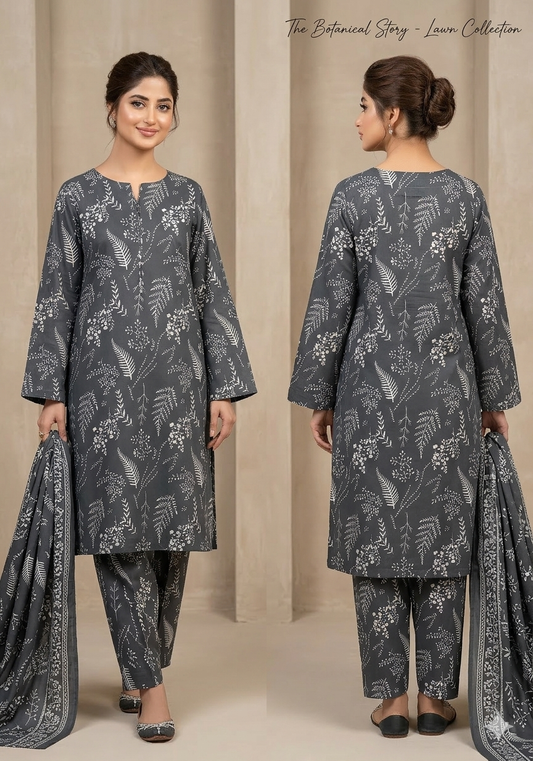 Soft Lawn Cords Set – Unstitched 2 Piece All Over Collection