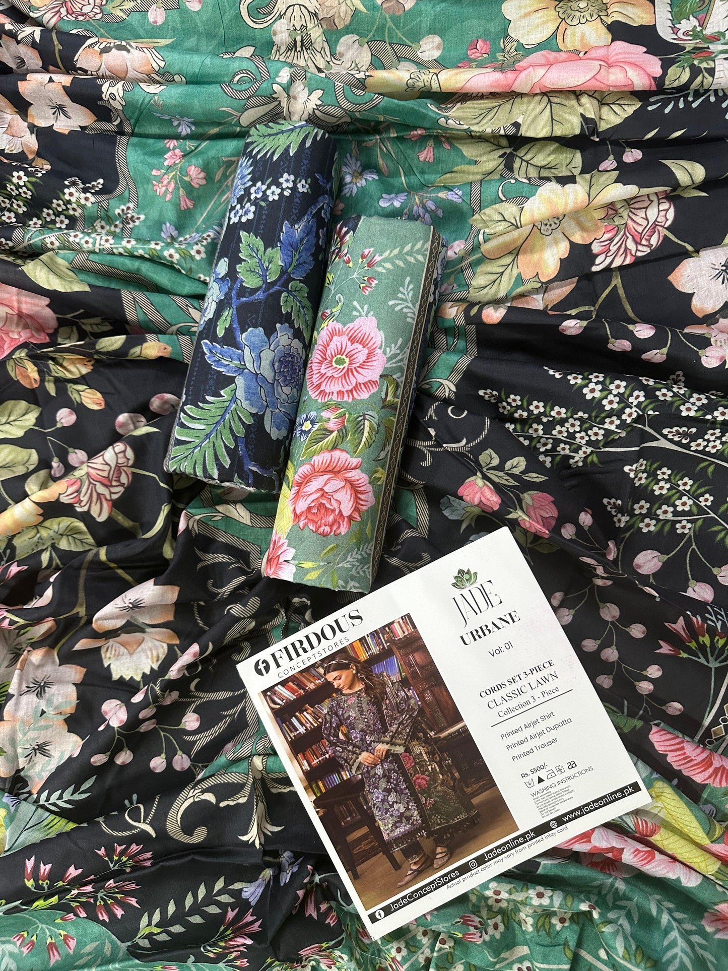FIRDOUS JADE 18933 Lawn 3Pcs Collection