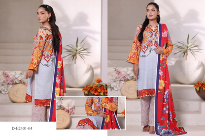 MoosaJee 100% Original KHADDAR CORDS Unstitched 3Ps👌🔥