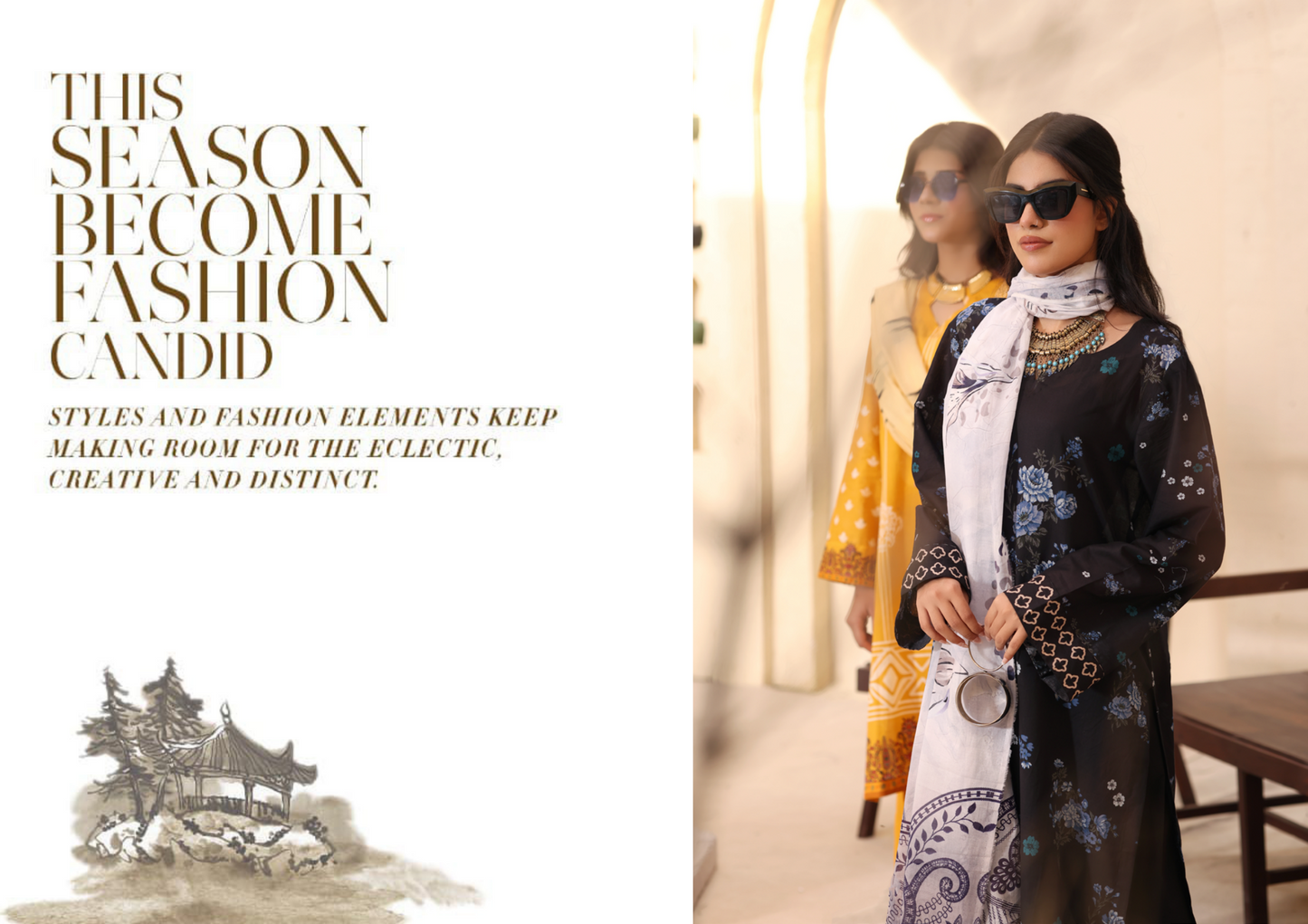 Inaaya Ali Lawn 3 Piece Collection 2026 By Arham Textile