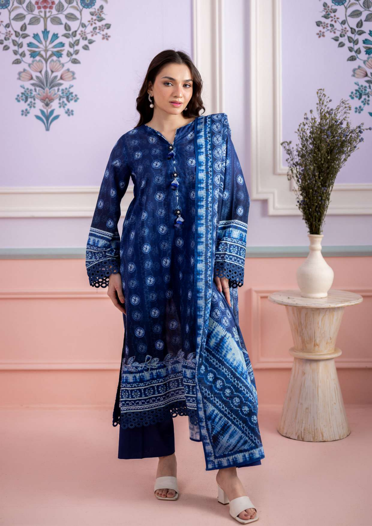 ZELLBURY Unstitched Lawn Collection 2026 Design # WUS26X30565
