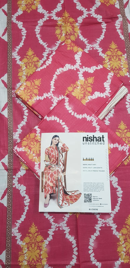 Nishat Lawn Un-Stitched 3P 2025