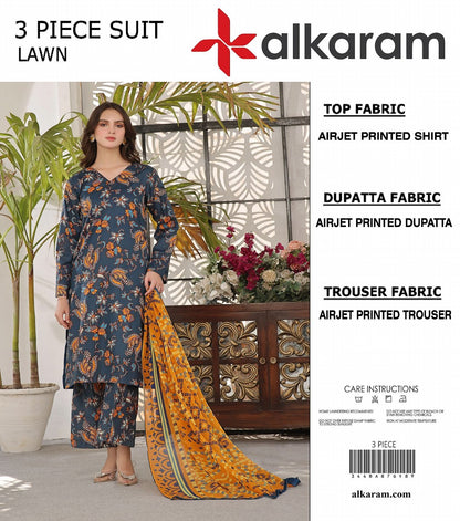 Alkaram Unstitched Lawn 3 Pieces in Wholesale Price 🔥❤️
