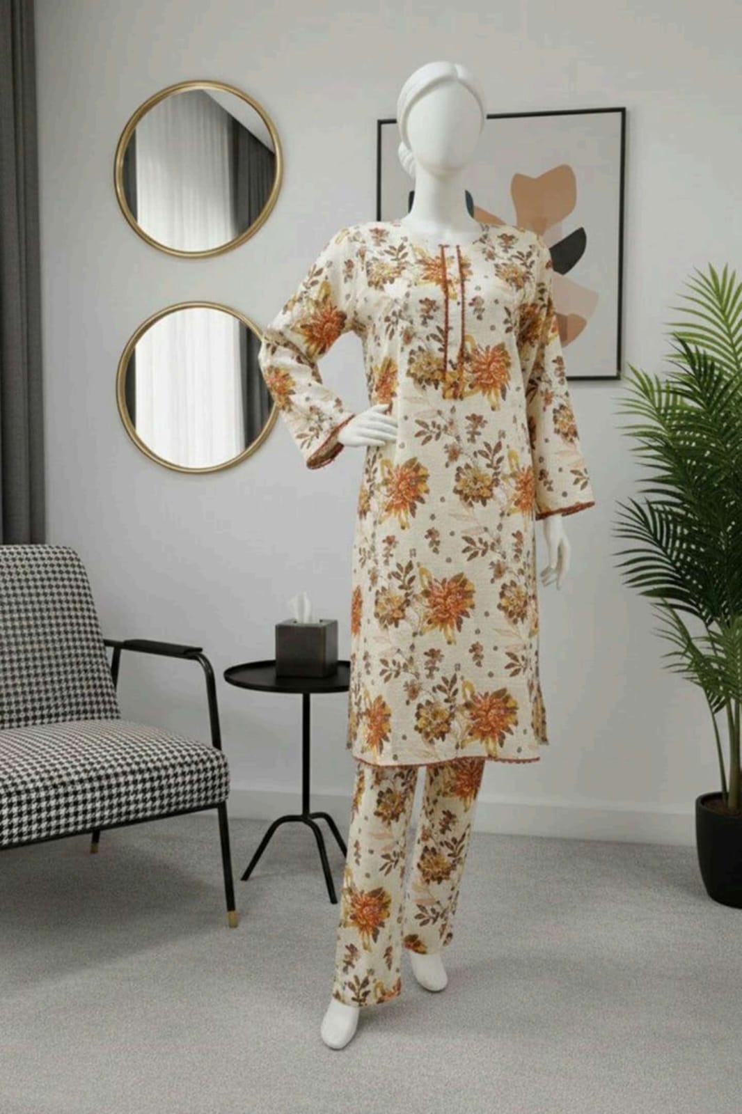 ALMEERAH  Stitched Lawn Cords Set 🔥 – Elegant, Comfortable & Ready to Wear.