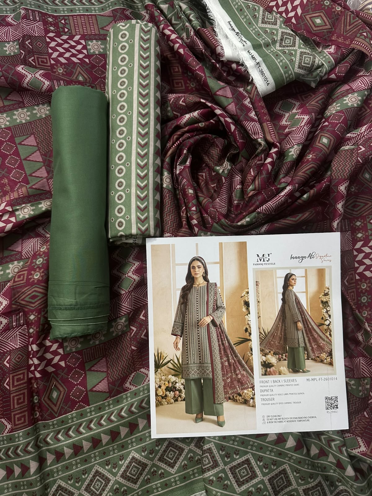 MJ Inaaya Ali D-014 3Pcs