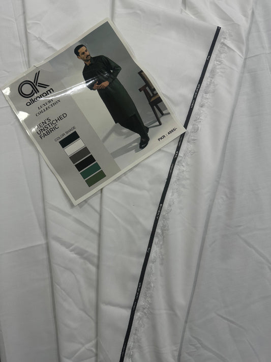 Alkaram Off White – Gent's Wash Wear Unstitched Collection