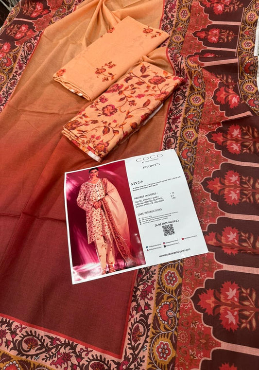 COCO by ZARA SHAHJAHAN 3P Unstitched