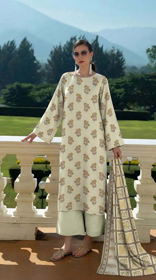 SHANAYA – AZURE MIRAGE 3PC UNSTITCHED COLLECTION