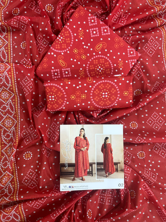 ✨🌿 SALINA SEPARATES – DIGITAL PRINTED LAWN COLLECTION 🌿✨ Design #02
Vol 2 – 2026 | By Regalia Textile