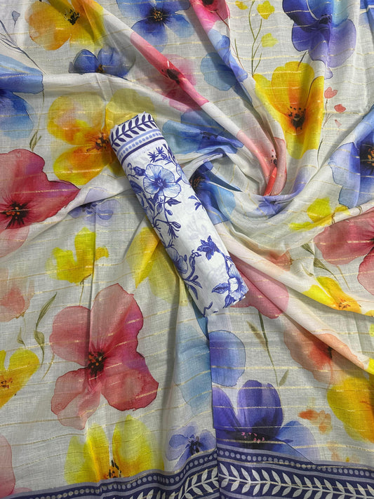 Pure Lawn D-41 (S+D) 2PCs Unstitched Collection