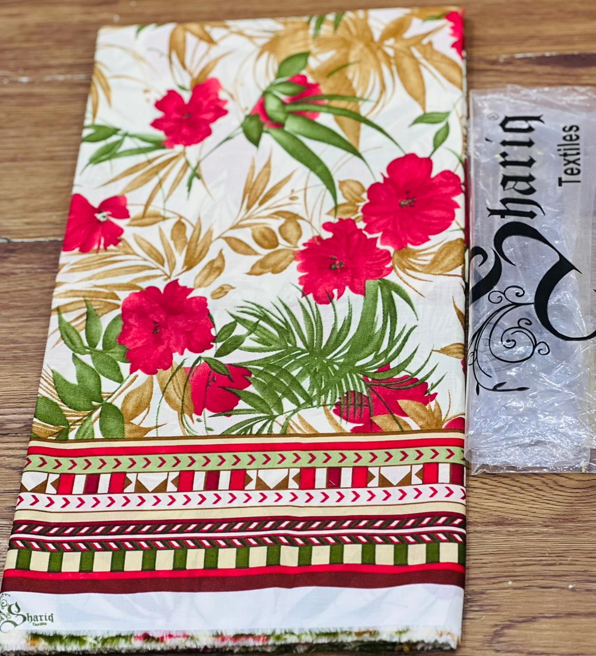 🌿 Shariq  Textile Pure Lawn 🌿All Over 2 Piece Printed Lawn 100% Original 🥺💞