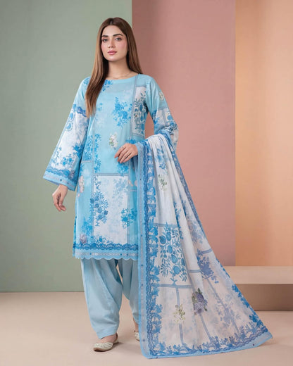 Salitex Eshal (D.C:-SSW8U3P449) 3Pcs Unstitched Printed Lawn Collection