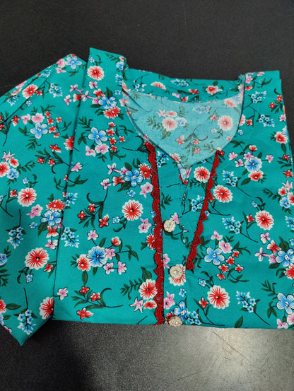 Stitched 2 Pieces Polo Allover Cords Set