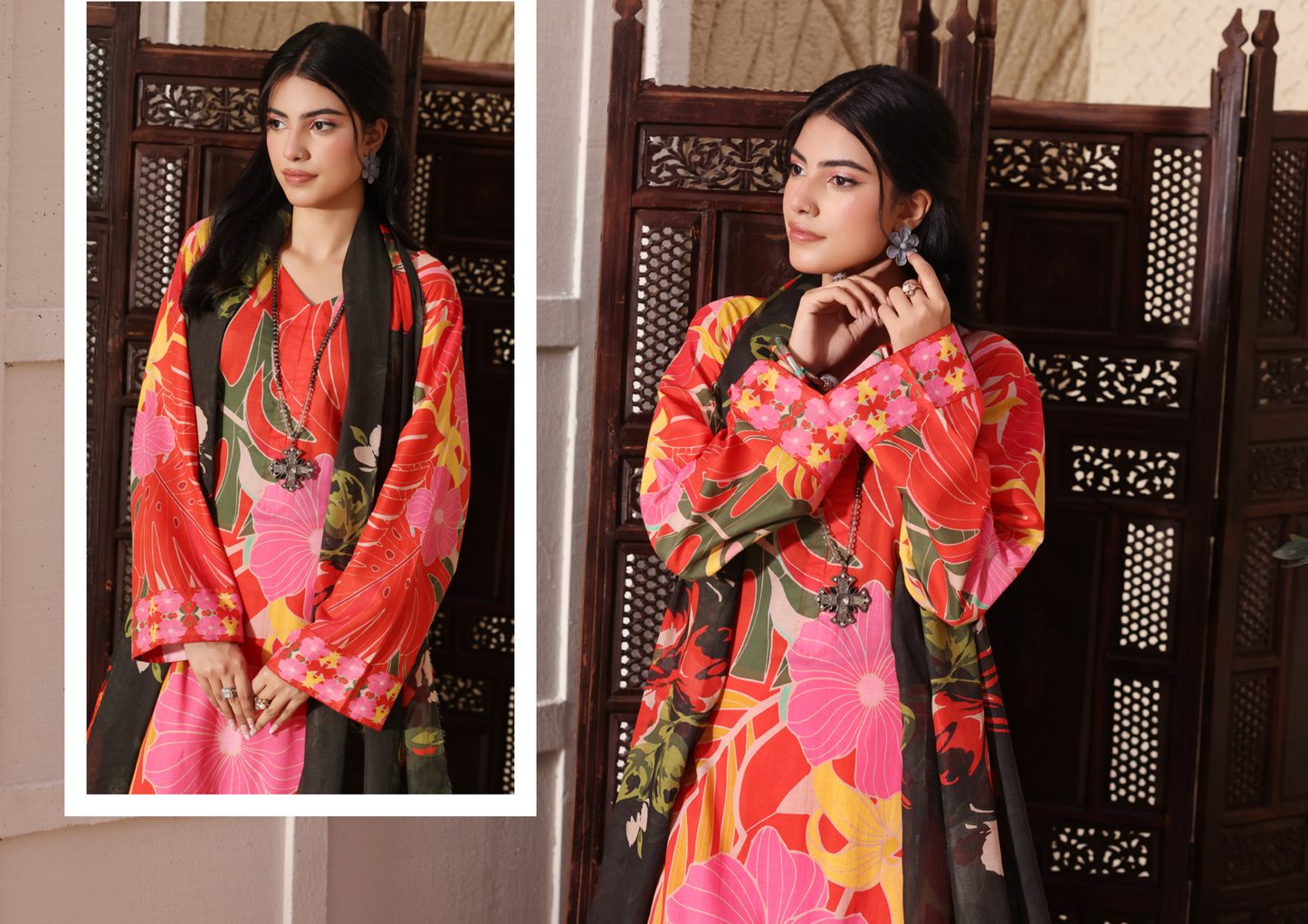 Inaaya Ali Lawn 3 Piece Collection 2026 By Arham Textile