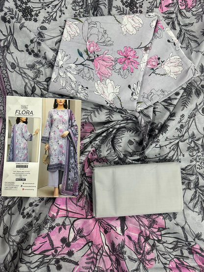 Salitex FLora Airjet Lawn 3PC Collection 2026 
by Sana & Sara Design #SSW6U3P370UT