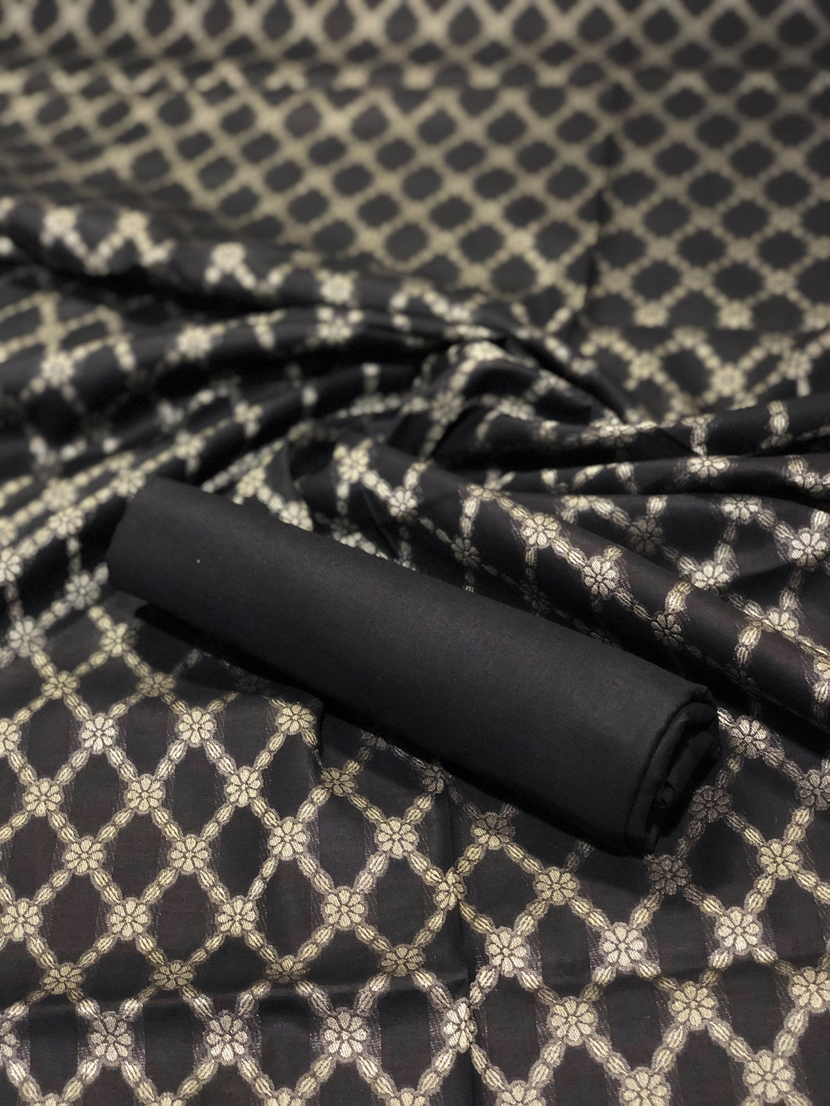 Sana Safinaz Black Jacquard 2 Pcs