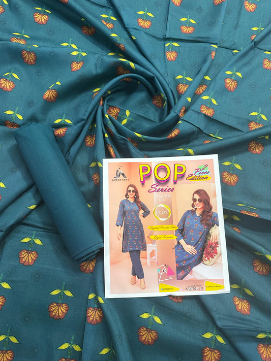 POP (S+T) Series Collection By Jawed Arts ®️ Chapter #01 Design No: 2