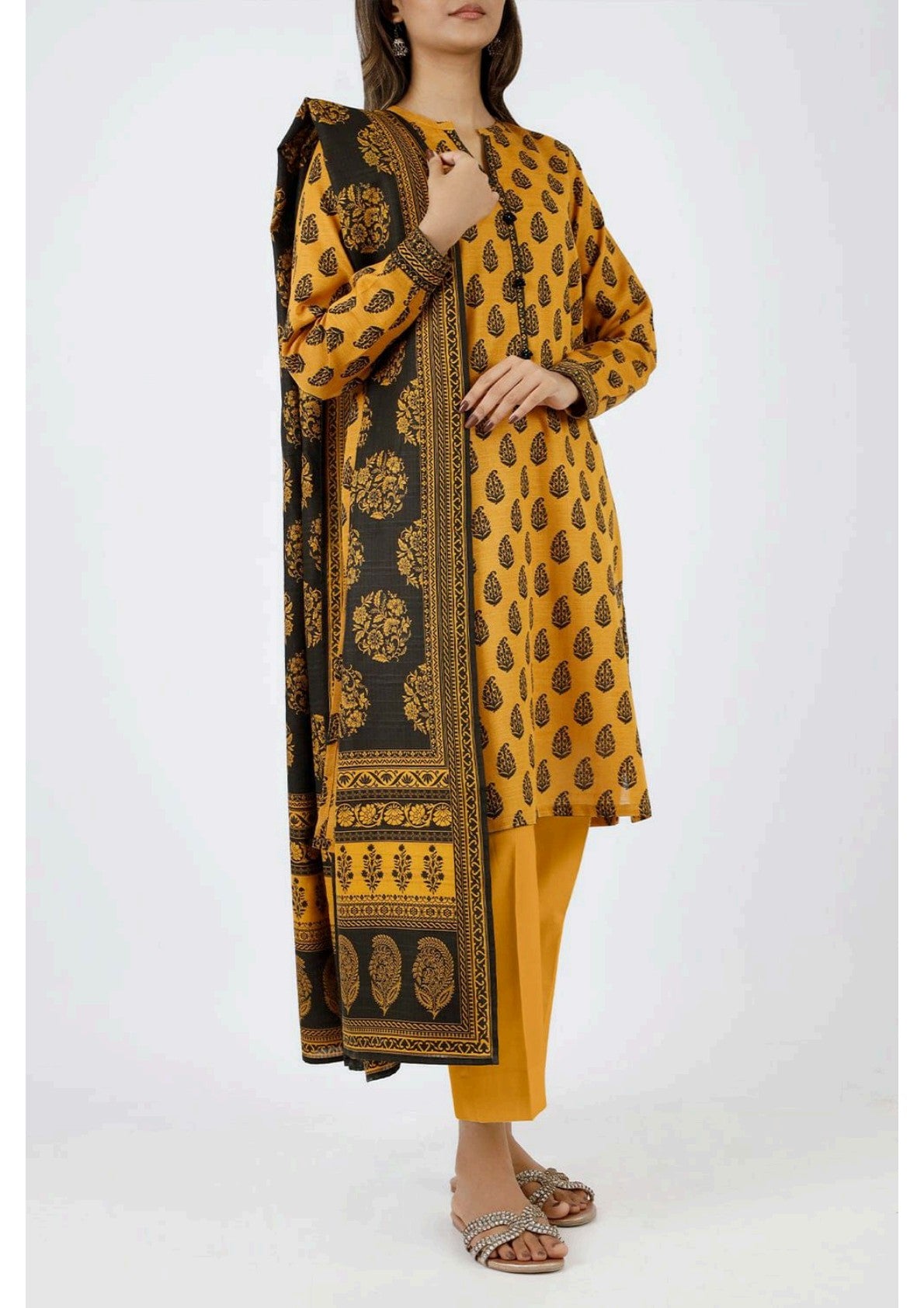 Saya  Cotton Khaddar 3P