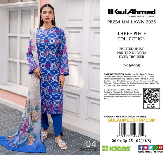 GulAhmed Lawn Unstitched 3 Pieces 👌🔥✨