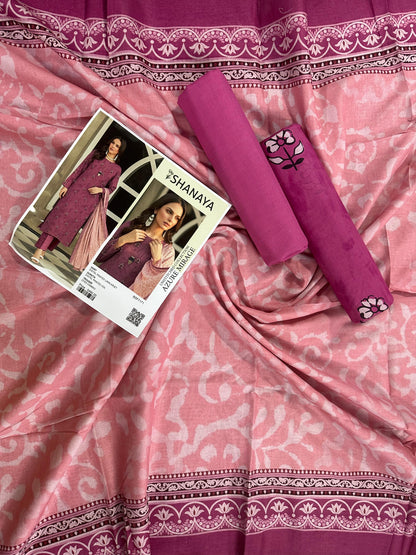 SHANAYA – AZURE MIRAGE 3PC UNSTITCHED COLLECTION