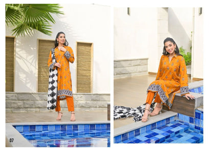 Colors VOL 02 by DASTAAN Lawn Unstitched Lawn 100% Original Lawn 3 Pieces ❤️🔥