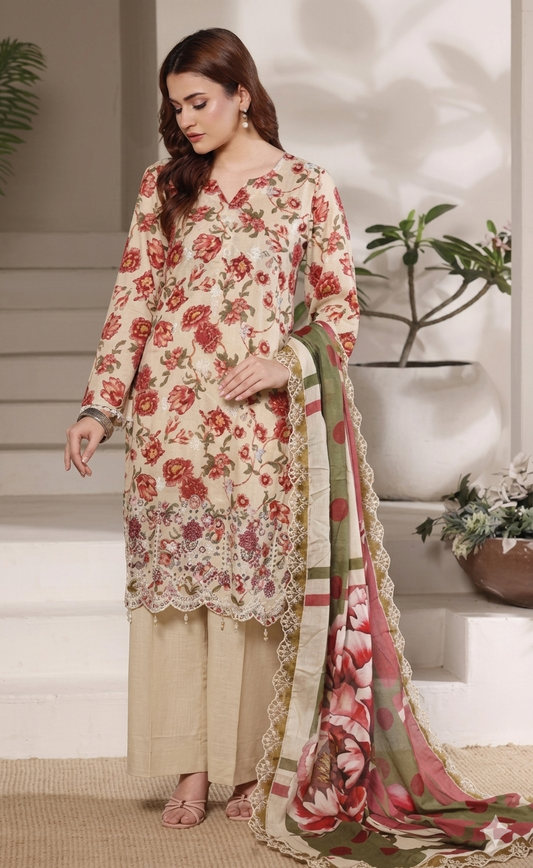 MOOSA JEE DHAGAKARI EMBROIDERED UNSTITCHED 3PCS COLLECTION