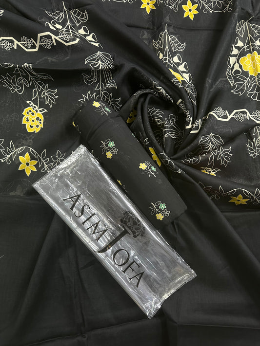 AsimJofa Black-Yellow 2PCS S+D