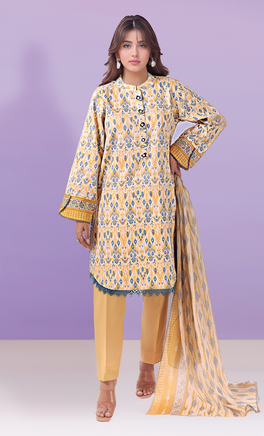 🌸 BONANZA SATRANGI 🌸
✨ Arora – WSS25P3107 ✨
🪄 Unstitched 3 Piece Suit