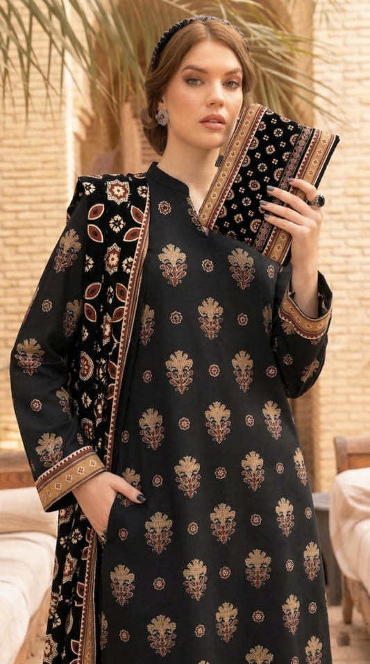 SHANAYA BSF7178 Black 3Pcs