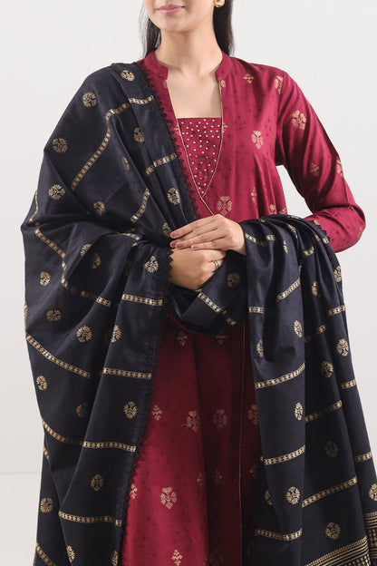 Saya Unstitched Jacquard 100% Original Cotton 3 PCs Suit In WHOLESALE PRICE 💯✨