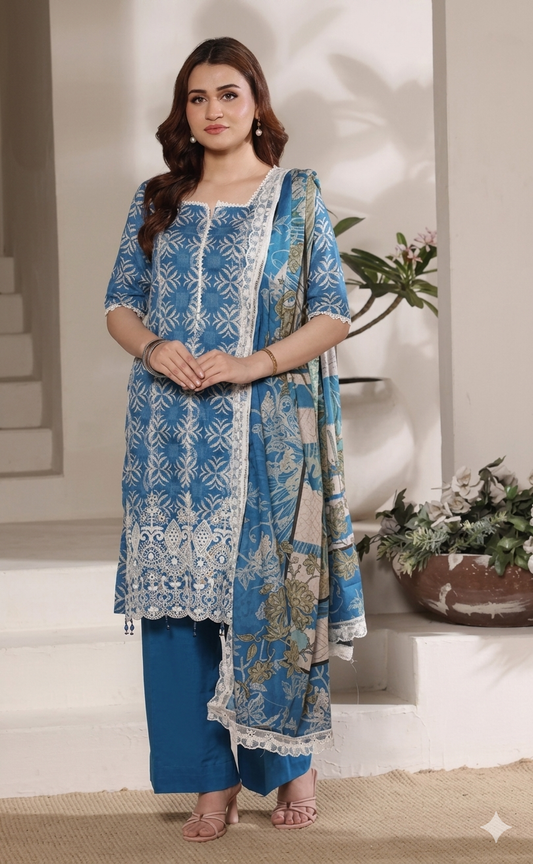 MOOSA JEE DHAGAKARI EMBROIDERED UNSTITCHED 3PCS COLLECTION
