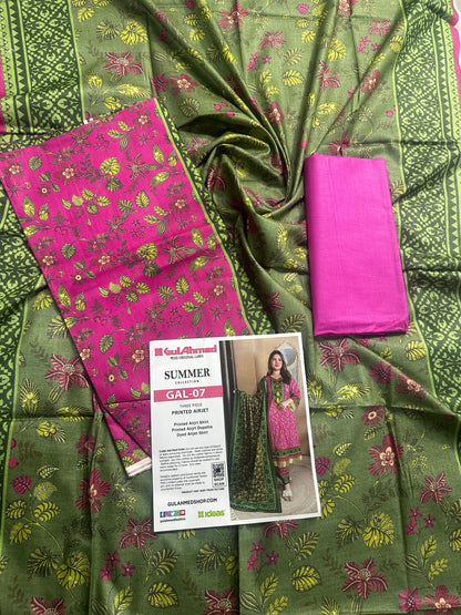 GulAhmed Unstitched LAWN  3PCS COLLECTION 2026 GAL-7