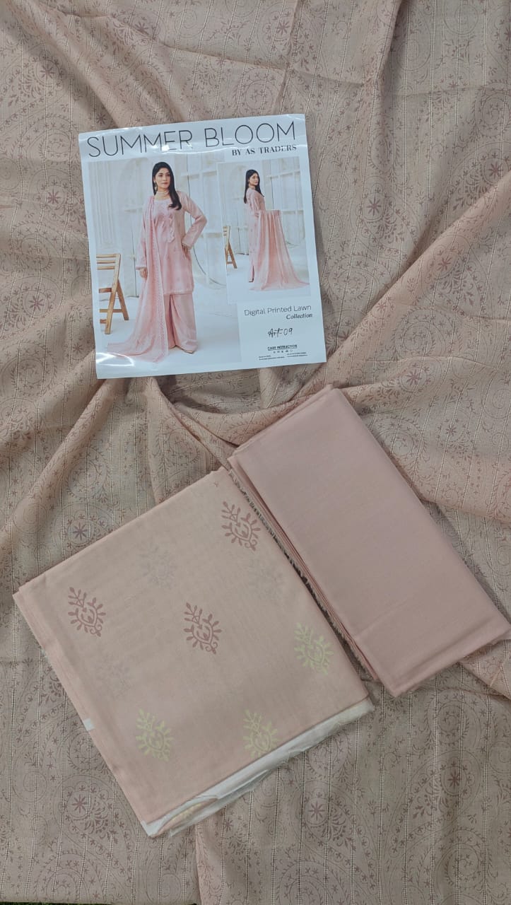 Summer Bloom Lawn 3PC Unstitched Collection Design # 9