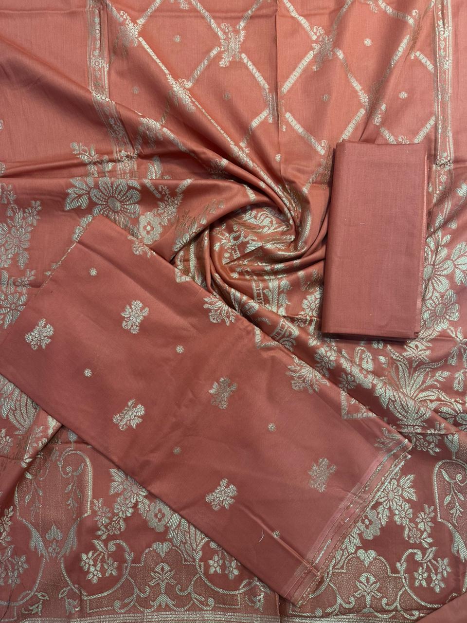 Tawakkal Unstitched Jacquard 3-Piece Collection