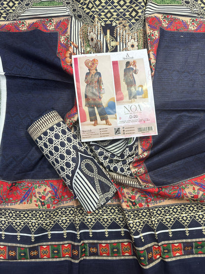 Almeerah - NOA 2 Pcs Unstitched collection Design No 20