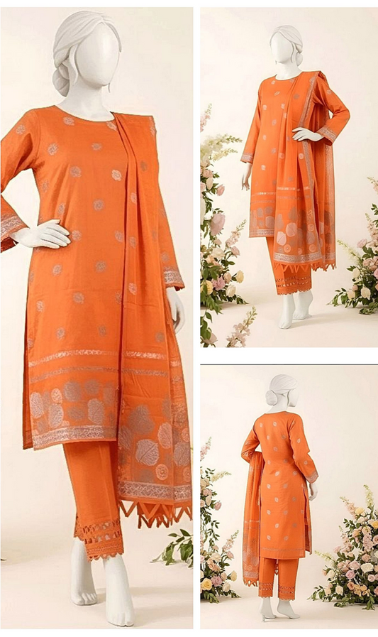 RANGE-E-RONAQ – Almeerah 3pcs Unstitched Collection