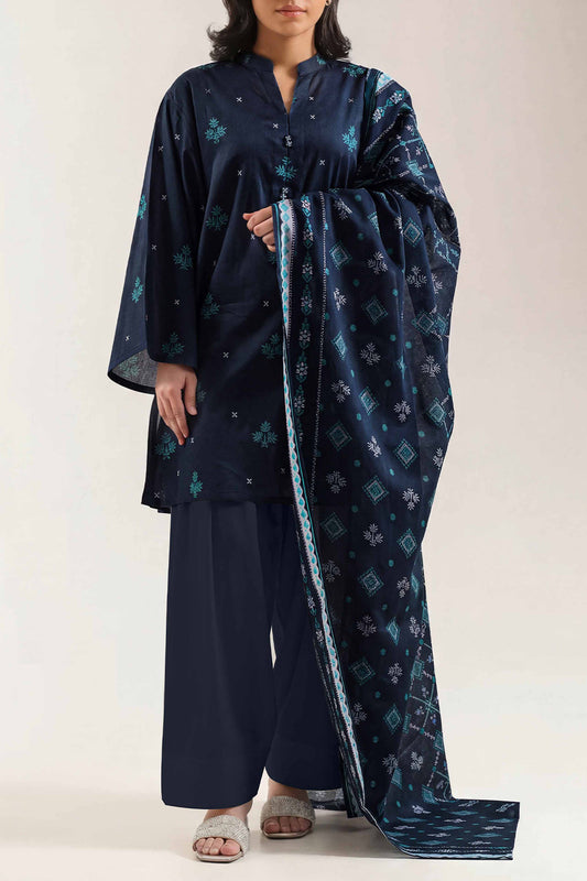 SAYA D.C:-U01-26147-P04B - 3 Piece Printed Lawn Collection